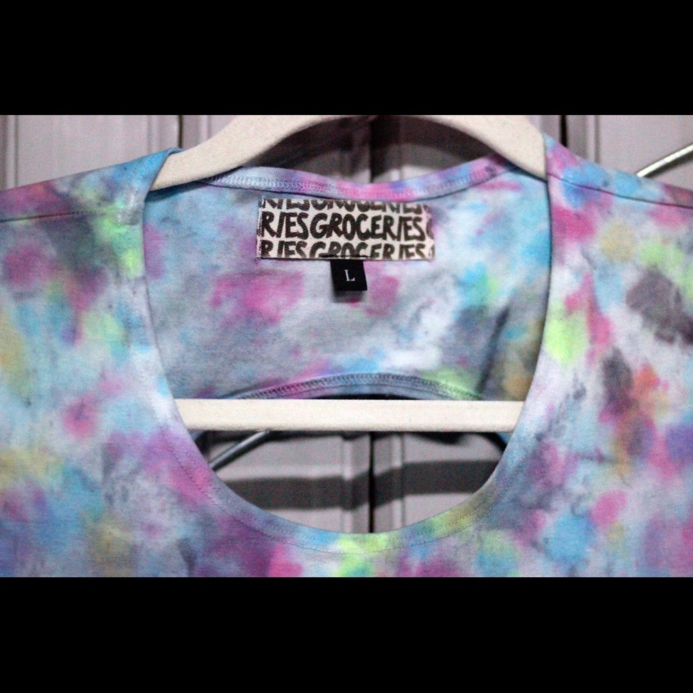 Women’s organic cotton tie dyed dress - Picture 7 of 8
